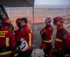 Equipe de Cascavel de Salvamento Veicular em ação durante o Desafio Nacional de 2023, em Gramado