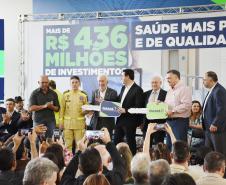 Entrega de ambulâncias para o Siate no Palácio Iguaçu.