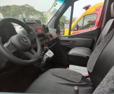 Entrega de ambulâncias para o Siate no Palácio Iguaçu.