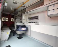 Entrega de ambulâncias para o Siate no Palácio Iguaçu.