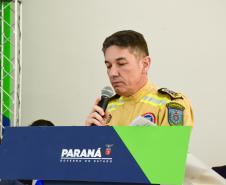 Entrega de equipamentos para a Defesa Civil e CBMPR.