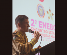 O 2º Enebom foi realizado pelo Corpo de Bombeiros Militar do Paraná nos dias 28 e 29 de novembro de 2023, no Salão de Atos do Parque Barigui.