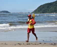 3º Piriathlon de Areia, promovido pelo CEFID-CBMPR, em Matinhos. Janeiro de 2024