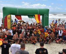 Travessia dos Veteranos do Corpo de Bombeiros Militar do Paraná. Guaratuba. Janeiro de 2024.