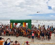 Travessia dos Veteranos do Corpo de Bombeiros Militar do Paraná. Guaratuba. Janeiro de 2024.