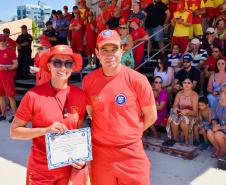 Formatura de guarda-vidas militares do Corpo de Bombeiros Militar do Paraná, 2024.