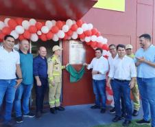 Inauguração do 1º Quartel de Bombeiro Integrado do Paraná, em Ibaiti. 01/02/2024.