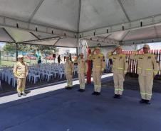 Inauguração do 1º Quartel de Bombeiro Integrado do Paraná, em Ibaiti. 01/02/2024.