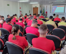 Capacitação sobre prevenção de incêndios voltada a Chefias, Ajudâncias, Fiscais e Vistoriadores das Unidades Operacionais do 2º e 3º CRBMs.