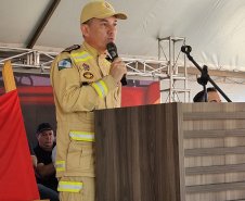 Inauguração do 2º Quartel de Bombeiro Integrado do Paraná, em Manoel Ribas. 26/03/24.