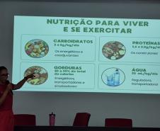 Evento sobre saúde integral realizado pelo CBMPR em 2024 no Dia Internacional da Mulher.