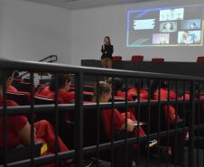 Evento sobre saúde integral realizado pelo CBMPR em 2024 no Dia Internacional da Mulher.