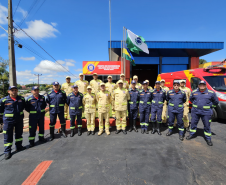 Inauguração do 2º Quartel de Bombeiro Integrado do Paraná, em Manoel Ribas. 26/03/24.