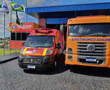 Inauguração do 2º Quartel de Bombeiro Integrado do Paraná, em Manoel Ribas. 26/03/24.