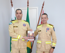 Apresentação do Manual  de Atendimento a Emergência a Pessoas no Espectro Autista, do Major Sinque (CBMPR). Abril 2024.