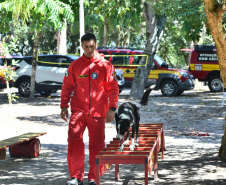 Paraná realiza 1ª Certificação Nacional de Cães de Busca e Resgate no estado, de 6 a 9 de maio de 2024.