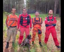 1ª Certificação Nacional de Cães de Busca e Resgate, em Cianorte. Maio de 2024.