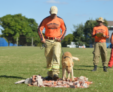 1ª Certificação Nacional de Cães de Busca e Resgate, em Cianorte. Maio de 2024.
