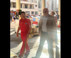 Diretor-geral da Sesa visita o CBMPR.