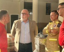 Diretor-geral da Sesa visita o CBMPR.