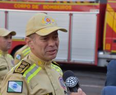 Entrevista coletiva de integrantes da 2ª equipe da força-tarefa em ação no RS. Maio 2024.