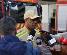 Entrevista coletiva de integrantes da 2ª equipe da força-tarefa em ação no RS. Maio 2024.