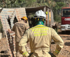 Curso do CBMPR para bombeiros do Acre sobre segurança em silos.