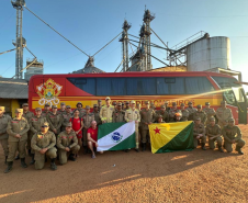Curso do CBMPR para bombeiros do Acre sobre segurança em silos.