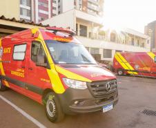 Novas ambulâncias do Siate garantem qualidade no atendimento à população do Paraná.
