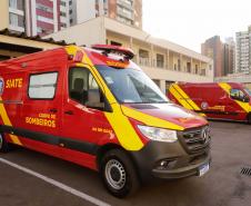 Novas ambulâncias do Siate garantem qualidade no atendimento à população do Paraná.