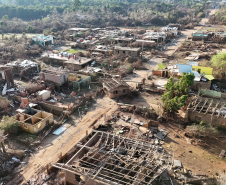 Bombeiros do Paraná em ação no Rio Grande do Sul em 2024.