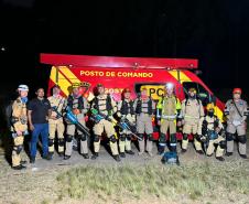 Curso de resposta a desastres preparou equipe do CBMPR para atuar no RS.