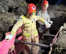Curso de resposta a desastres preparou equipe do CBMPR para atuar no RS.