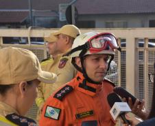 Equipe da Força-Tarefa do CBMPR de saída para combater incêndios no Pantanal. 