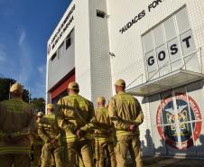 Equipe da Força-Tarefa do CBMPR de saída para combater incêndios no Pantanal. 