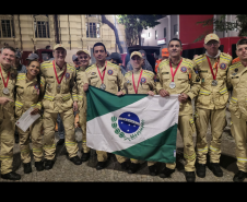 Rope Days 2024: equipe do CBMPR é vice-campeã de salvamento em altura.
