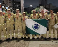 Rope Days 2024: equipe do CBMPR é vice-campeã de salvamento em altura.