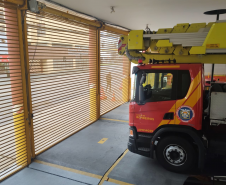 Corpo de Bombeiros Militar do Paraná em ação.