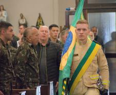 Celebração religiosa da Páscoa dos Militares, organizada pelo CBMPR em 2024.