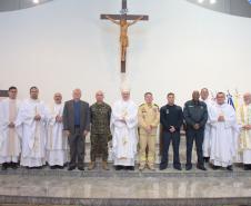 Celebração religiosa da Páscoa dos Militares, organizada pelo CBMPR em 2024.