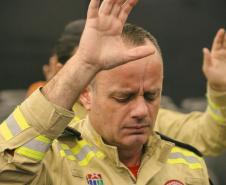 Celebração religiosa da Páscoa dos Militares, organizada pelo CBMPR em 2024.