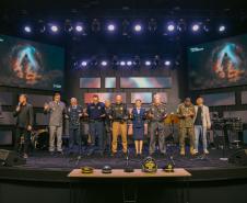 Celebração religiosa da Páscoa dos Militares, organizada pelo CBMPR em 2024.