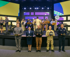 Celebração religiosa da Páscoa dos Militares, organizada pelo CBMPR em 2024.