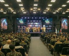 Celebração religiosa da Páscoa dos Militares, organizada pelo CBMPR em 2024.