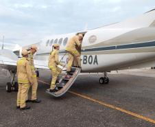 Bombeiros do Paraná vão combater incêndios no Pantanal.