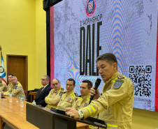 1º Workshop DALF 2024, do Corpo de Bombeiros Militar do Paraná (CBMPR), em Foz do Iguaçu.