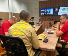 Reunião virtual sobre prevenção e combate a incêndios florestais (24/09/2024).