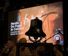 Heróis do Fogo in concert - 1º show da banda do CBMPR