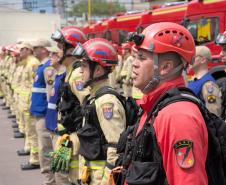 Solenidade de aniversário dos 112 anos do Corpo de Bombeiros Militar do Paraná. 08/10/2024
