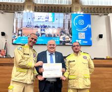 2025 - Homenagem na Câmara Municipal (Aniversário do CBMPR) 2